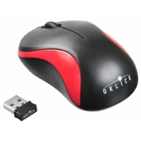 Мышь Oklick 605SW (черный/красный) фото 1